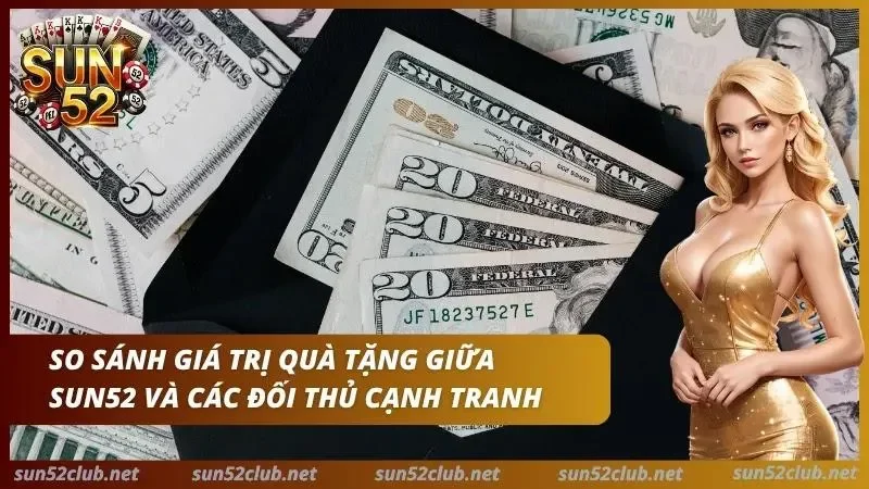 Bảng so sánh giá trị quà tặng giữa cổng game hàng đầu và các đối thủ trên thị trường